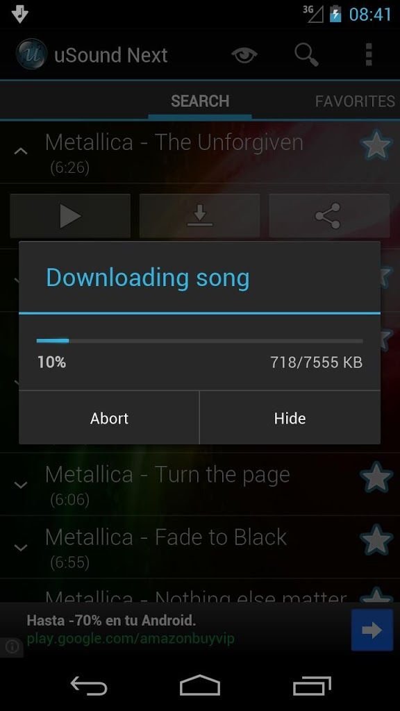 uSound Player (Stream Music)截图6