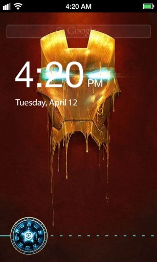 Iron Man Lock Screen截图1