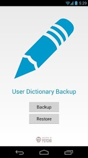 User Dictionary Backup截图2