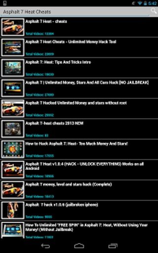 Game Cheats: Asphalt 7 Heat截图1