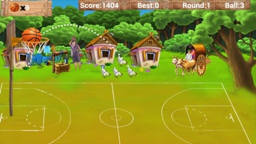 Village Basketball Shoot Game截图4