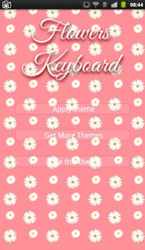 Flowers Keyboard截图2