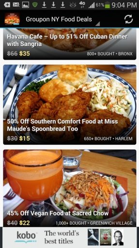 Groupon NY Food Deals截图2