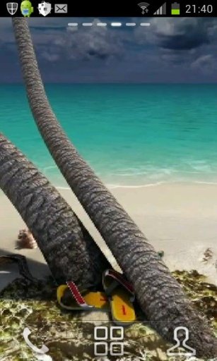 Tropical Beach 3D Live Wallpap截图1