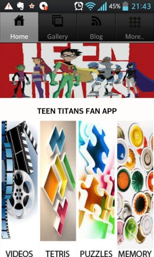 Teen Titans fan app Games Pack截图11