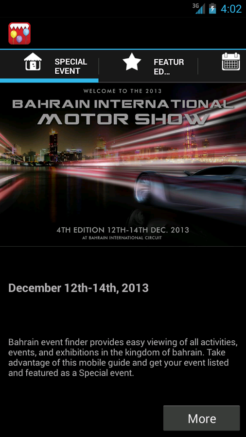 Bahrain Event Finder截图2