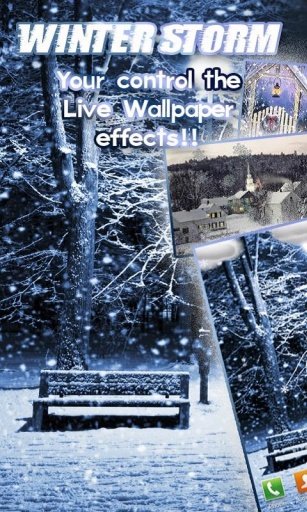 Winter Storm Live Wallpapers截图2