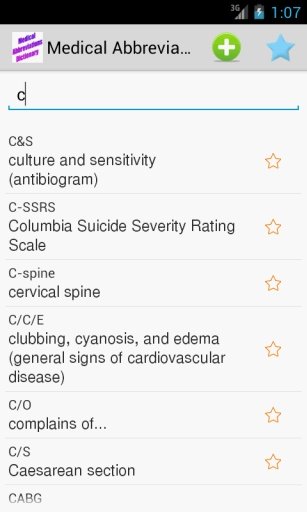 Medical Abbreviation Dict.截图1