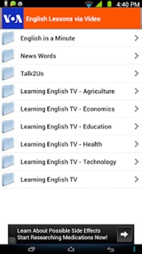 English Lessons via Video截图3