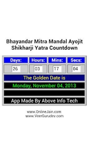 Shikharji Yatra Count Down截图1