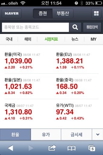 Naver Stocks截图1