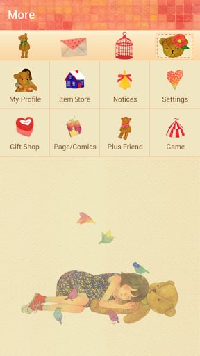 Hello Bear - KakaoTalk Theme截图4