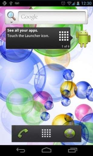 Galaxy Bubble Live Wallpaper截图3