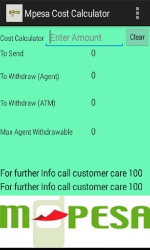 Mpesa Calculator截图3