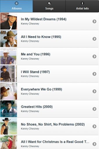 Kenny Chesney All Lyrics截图3