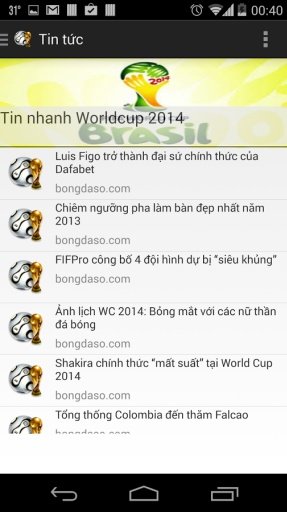 Tin nhanh worldcup截图4