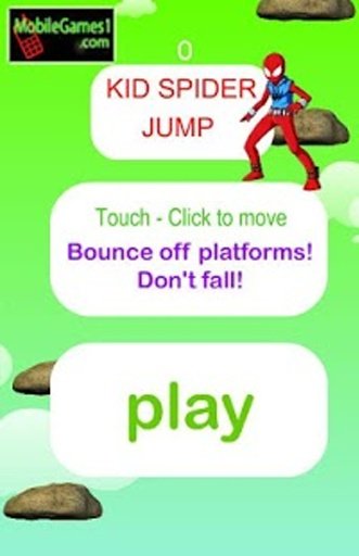 Spider Kid Jump Game截图3