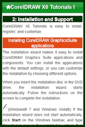 Corel Draw X6 Tutorials截图1