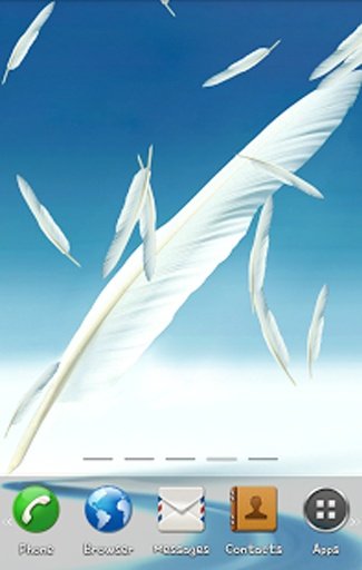 Galaxy Note2 Feather LWP截图3