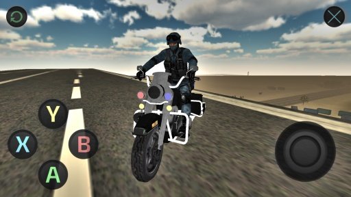 Chopper Motorbike Driving 3D截图1