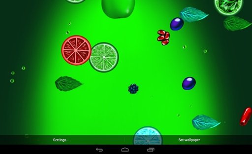 Fruit cocktail Live Wallpaper截图3