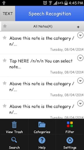 Speech NotePad截图2