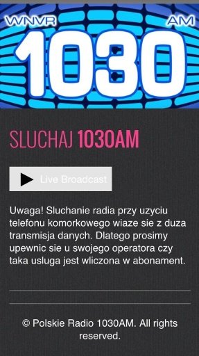 Polskie Radio 1030AM Chicago截图1