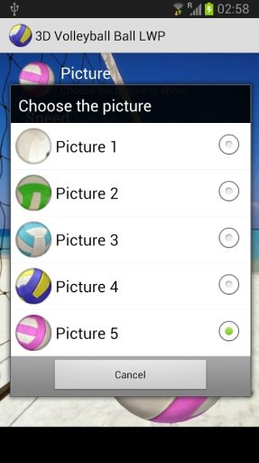 3D Ball Volleyball LWP截图1