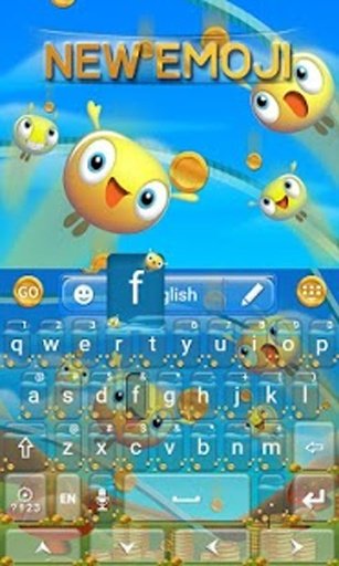 New Emoji GO Keyboard theme截图3