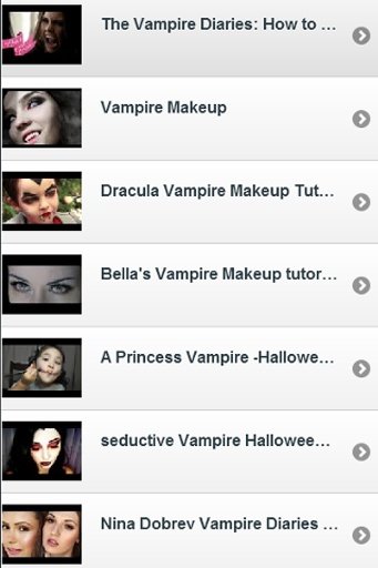 Vampire Makeup Tutorial Video截图1