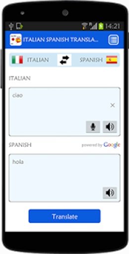 Italian Spanish Translator截图3