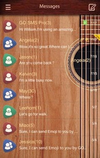 GO SMS PRO GUITAR THEME截图4