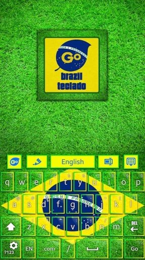 Brazil Flag Go Keyboard截图2