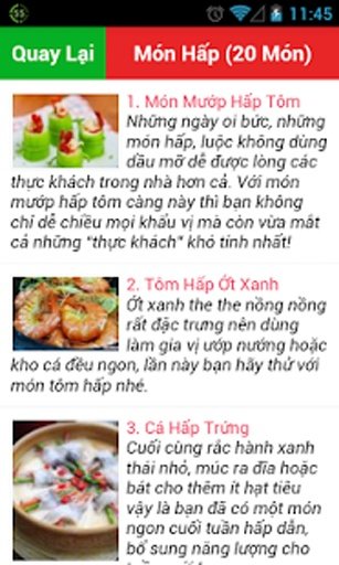 Sách Dạy Nấu Ăn Việt截图6