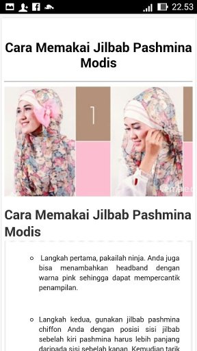 Cara Memakai Jilbab Pashmina截图5