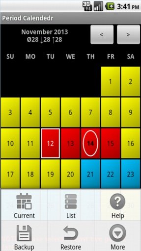 Period and Ovulation Tracker截图5