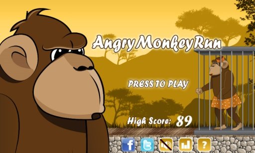 Angry Monkey Run截图2