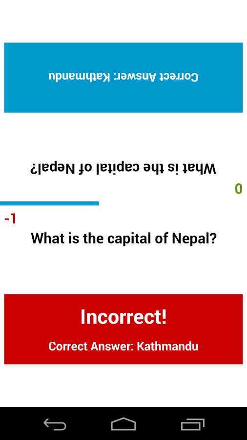 2 Player Quiz: Geography截图3