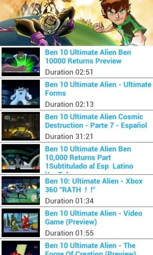 Ben 10 Ultimate Alien Videos截图8