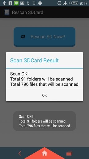 Rescan SD Card +截图1