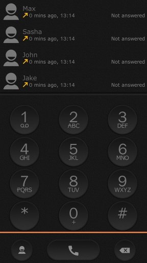 ExDialer Theme Black Graphite截图1