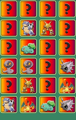 Pokemon Match Game截图4