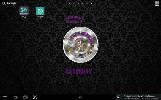 Clock HD Live wallpaper Lite截图2