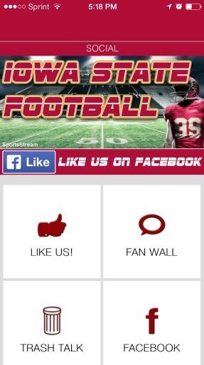 Iowa State Football STREAM截图1