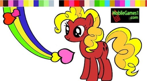 My Pony Coloring Game截图4