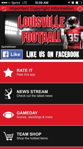 Louisville Football STREAM截图1