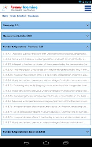 Common Core Math English Tests截图4