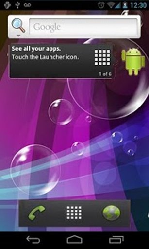 Galaxy Bubble Live Wallpaper截图5