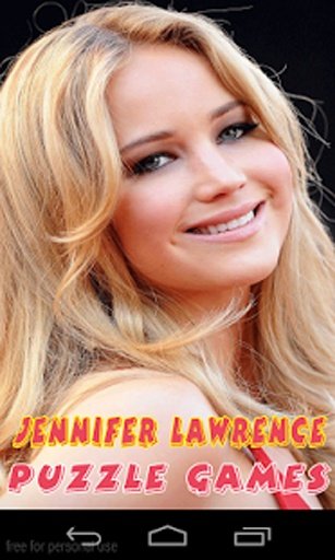 Jennifer Lawrence Puzzle Games截图5