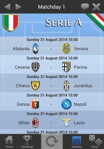 Serie A Live 2014-2015截图5